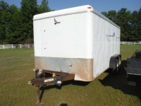 2007 Lark VT7 7x16 Enclosed Trailer, s/n 5RTBE16237D007860