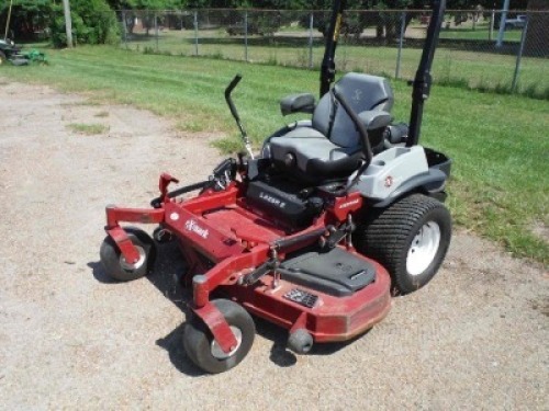 Exmark Lazer Z Zero-turn Mower, s/n 400149162: Kawasaki Gas Eng., 60" Deck, Meter Shows 1060 hrs