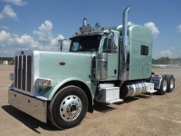 2019 Peterbilt 389 Truck Tractor, s/n 1XPXD49X3KD262020: T/A, Cummins X15 565hp Eng., 18-sp., Eng. Brake, Air Ride Susp., American Class Interior, 78" Sleeper, Alum. Front & Rear Wheels, 24.5 Tires, Odometer Shows 481K mi.