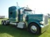 2015 Peterbilt 389 Truck Tractor, s/n 1XPXD49X5FD279245: Cummins ISX 600hp Eng., Eaton 18-sp., Flex Air Susp., 12K Front, 40K Rears, Drum Brakes, 3.55 Ratio, 274" WB, 150-gal RH Tank, 12-gal LH Tank, 78" Ultra Sleeper w/ Platinum Interior, 11R24.5 Tires, - 2