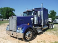 2006 Kenworth W900L Truck Tractor, s/n 1XKWDB9X66J106955 (Rebuilt Title): Cat C15 550hp Eng., 10-sp., Sleeper, Odometer Shows 312K mi.