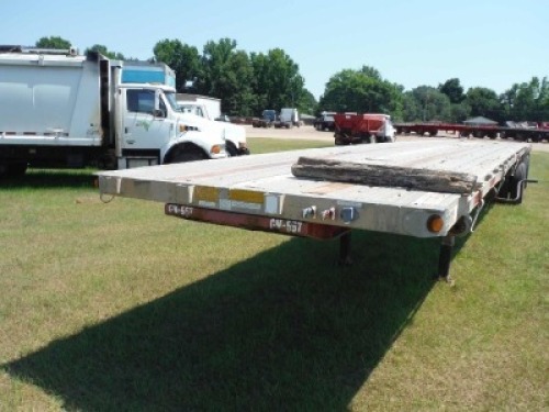 2006 Utility 48' Flatbed Trailer, s/n 1UYFS24806A781008: Alum. Deck, Steel Frame, Model FS2CHA