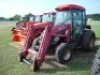 TYM T603 MFWD Tractor, s/n D0100450: Encl. Cab, Loader, No Bucket., Meter Shows 849 hrs