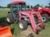 TYM T603 MFWD Tractor, s/n D0100450: Encl. Cab, Loader, No Bucket., Meter Shows 849 hrs - 2