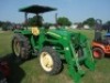 John Deere 5055E MFWD Tractor, s/n 1PY5055ECBB07555: JD 553 Loader, No Bucket, Aux. Hydraulics, Drawbar, Hyd. Remote, Meter Shows 2901 hrs - 2