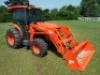 2020 Kubota MX5400DTC MFWD Tractor, s/n 11908: C/A, Front Loader w/ Bkt., Rear Quick Hitch, Drawbar, 3PH, PTO, Hyd. Remotes, Factory Warranty, Meter Shows 21 hrs - 2