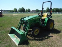 2018 John Deere 3038E MFWD Tractor, s/n 1LV3038GEJJ121060: Loader w/ Bkt., Rollbar, Rear Quick Hitch, Meter Shows 318 hrs