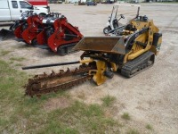 Vermeer S800TX Mini Skid Steer, s/n 1VRB070A9G1002828 w/ Bkt. & Trencher Attachment: Meter Shows 748 hrs (Owned by Alabama Power)