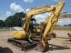 2008 Komatsu PC78 Midi Excavator, s/n KMTPC030A012097: Encl. Cab, Metal Tracks, Blade, Manual Thumb, Meter Shows 4260 hrs - 2