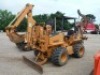 Case 660 Trencher, s/n 4126: Backhoe Attachment, Blade, Canopy, Meter Shows 1901 hrs