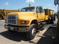 1997 Ford F-Series Asphalt Patch Truck, s/n 1FDXF80C5VVA44880: 6-cyl. Diesel, Auto, Crew Cab, Odometer Shows 145K mi.