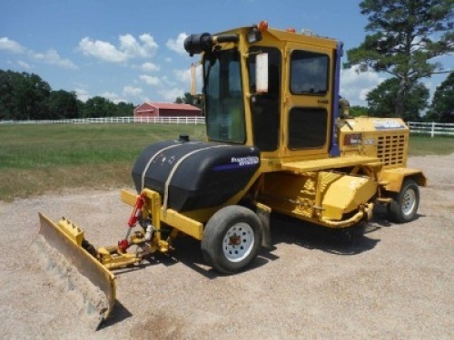 2014 Superior DT80-CT Sweeper, s/n 814784: Encl. Cab, Meter Shows 1211 hrs