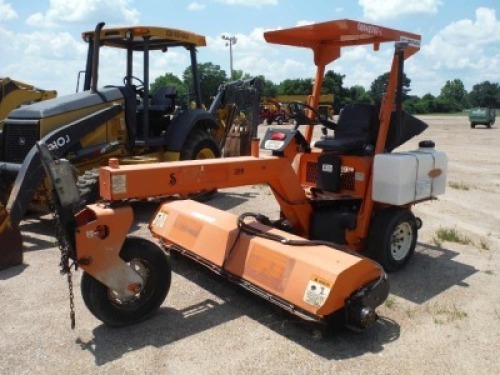 2015 Laymor SM300 Broom, s/n 35768: Kubota Diesel, 8' Broom, Canopy, Water System, Hydrostatic, Meter Shows 654 hrs