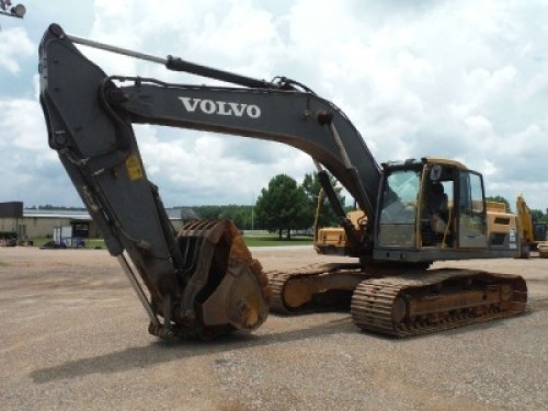 2014 Volvo EC300LC Excavator, s/n VCEC300DH00211152: Hyd. Thumb, Meter Shows 9250 hrs