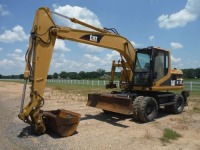 2002 Cat M312 Rubber-tired Excavator, s/n 6TL01762: C/A, Heat, Front Blade, Aux. Hydraulics, Quick Coupler, Side Tilt Bkt., Meter Shows 6195 hrs