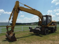 2000 Cat M318 Rubber-tired Excavator, s/n 8AL02650: C/A, Heat, Aux. Hydraulics, Outriggers, Meter Shows 18746 hrs