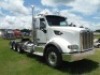 2016 Peterbilt 567 Truck Tractor, s/n 1XPCP4EX3GD324230 (Rebuilt Title): Tri-axle, Day Cab, Cummins ISX15 Eng., Fuller 18-sp., Wet Kit, Headache Rack, Odometer Shows 423K mi. - 2