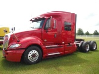 2016 International ProStar+ 122 Tractor, s/n 3HSDJSNRXGN415627: T/A, Sleeper, Int'l A450MT 12.4L Eng., Auto, Headache Rack, 40K Rears, 12350 Front, 11R22.5 Tires, Odometer Shows 644K mi.