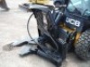 JCB 300 Eco Skid Steer Loader, s/n GE0300WCB1746398: Power Boom, C/A, Heat, Hyd. Coupler, Aux. Hydraulics, Side Door Entry, w/ MTL Extreme 30-ton Rotating Hydraulic Tree Shear, Meter Shows 1047 hrs - 5