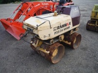 Rammax P33/24HMP Trench Compactor, s/n 153395: w/ Remote, Diesel, 33" Double Drum, Drum Drive