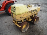 Rammax P33/24HMP Trench Compactor, s/n 325519: w/ Remote, Diesel, 33" Double Drum, Drum Drive