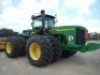 John Deere 9420 Scraper Special MFWD Tractor, s/n RW9420E040977: C/A, Power Shift, Front & Rear Duals, 3 Hyd. Remotes, Front Weights, Scraper Drawbar, Meter Shows 6090 hrs - 2