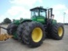 John Deere 9420 Scraper Special MFWD Tractor, s/n RW9420E040977: C/A, Power Shift, Front & Rear Duals, 3 Hyd. Remotes, Front Weights, Scraper Drawbar, Meter Shows 6090 hrs - 3