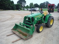 2014 John Deere 3038E MFWD Tractor, s/n 610983: Rollbar, JD D160 Loader w/ Forks & Bkt., 3PH, 540 PTO, Meter Shows 513 hrs