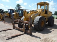 1999 John Deere 644H Rubber-tired Loader, s/n DW644HX571809: Canopy, Coupler, Aux. Hydraulics, JRB 60" Forks, Meter Shows 13890 hrs