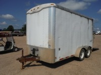 2006 Haulmark 14' Enclosed Trailer, s/n 16HPB142X6G080988: Bumper-pull, T/a, Side Door, Rear Fold Down Door (Owned by Alabama Power)