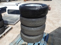 (4) 265/70R17 Tires on Rims