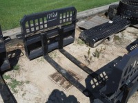 New SPF 48" Pallet Forks: Skid Steer Quick Attach