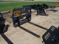 New SPF 48" Pallet Forks: Skid Steer Quick Attach