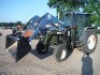 Ford 8240 Tractor, s/n BE01851: 2wd, C/A, Bush Hog Loader w/ Bkt., Meter Shows 4464 hrs