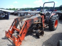 Kubota MX4700 Tractor (Salvage): Burned