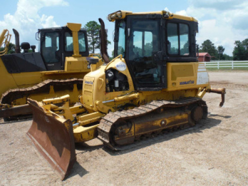 2010 Komatsu D31EX-22 Dozer, s/n KMT0D11L01060328: C/A, 6-way Blade, Rear Ripper, Meter Shows 6200 hrs