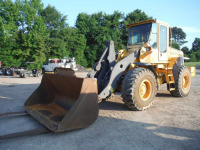 2005 Volvo L90E Rubber-tired Loader, s/n L90EV67048: C/A, Meter Shows 6563 hrs