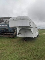 28' Gooseneck Horse Trailer (Selling Offsite - No Title - Bill of Sale Only): Swing Rear Doors, Lights, Located in Headland, AL