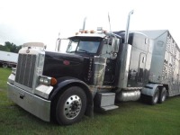 2007 Peterbilt 379 Truck Tractor, s/n 1XP5DB9X17D697556: Cat 550 Eng., 18-sp., Sleeper, Odometer Shows 1409K mi.