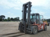 2005 Kalmar DEC160-6 Forklift, s/n T43105-0017: Cab, 35200 lb. Cap., Meter Shows 3049 hrs