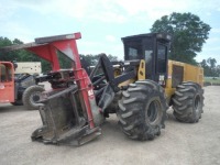 2012 Cat 573C Feller Buncher, s/n CAT0573CJRJT00257: Saw Head, Meter Shows 6249 hrs