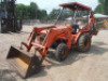 Kubota L35 4WD Loader Backhoe (No Serial Number Found on Machine): Canopy, Meter Shows 3185 hrs