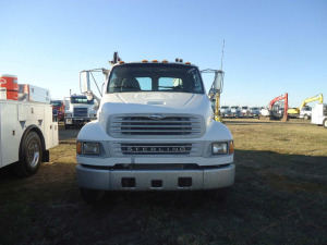 2006 Sterling Acterra Mechanic Truck, s/n 2FZACFDC16AW12789: Cat C7 Acert Eng., 6-sp., Air Ride, Bobcat 225 Welder, Air Compressor, Stellar 9620 Crane, 225K mi., ID 43194