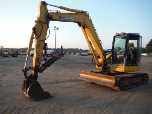 2005 Komatsu PC78MR-6 Mini Excavator, s/n 1697: Meter Shows 3472 hrs