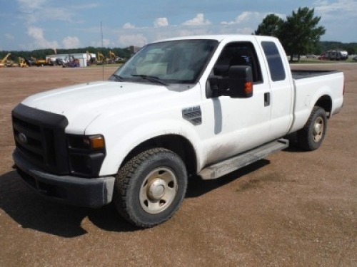 2008 Ford F250 Pickup, s/n 1FTNX20548ED98806: Super-duty, Ext. Cab, Auto, Odometer Shows 264K mi.