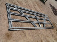 12' 5-bar Galvanized Cattle Gate