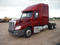 2012 Freightliner Cascadia Truck Tractor, s/n 1FUJGLDR7CLBK4761: T/A, Sleeper, Fuller 10-sp., Odometer Shows 1163K mi.