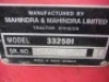 Mahindra 3325 Tractor, s/n EMAN974: 2wd, Meter Shows 525 hrs - 4