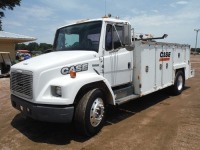 2000 Freightliner FL60 Mechanic Truck, s/n 1FV6GFBC6YHF08428: Cummins ISB 5.9 Eng., 6-sp., Maintainer 17' Bed, Maintainer Crane