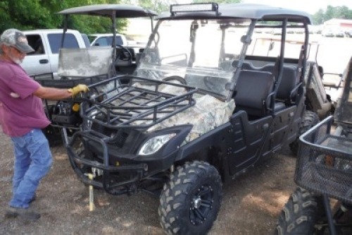 2017 HuntVE 4WD Utility Vehicle, s/n 1MHLD42B1HF861561 (No Title - $50 MS Trauma Care Fee Charged to Buyer): w/ On Board Charger